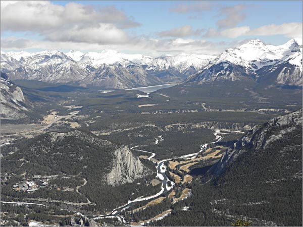 sulphur mountain view