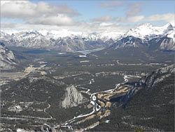 sulphur mountain view