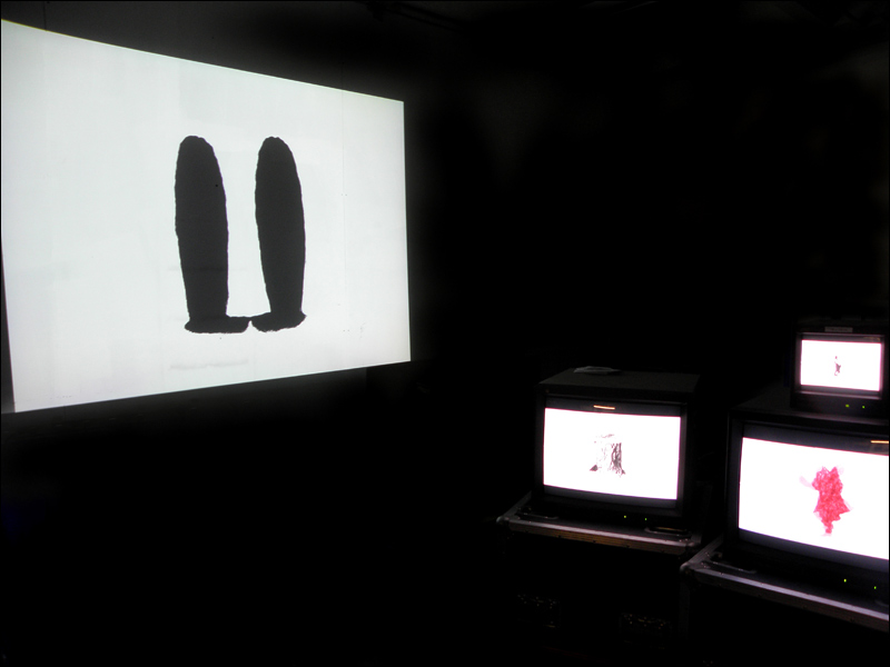 Animated installation  by Rachel Goodyear