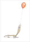 balloon tied to a squirrel's tail