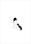 girl  and dog